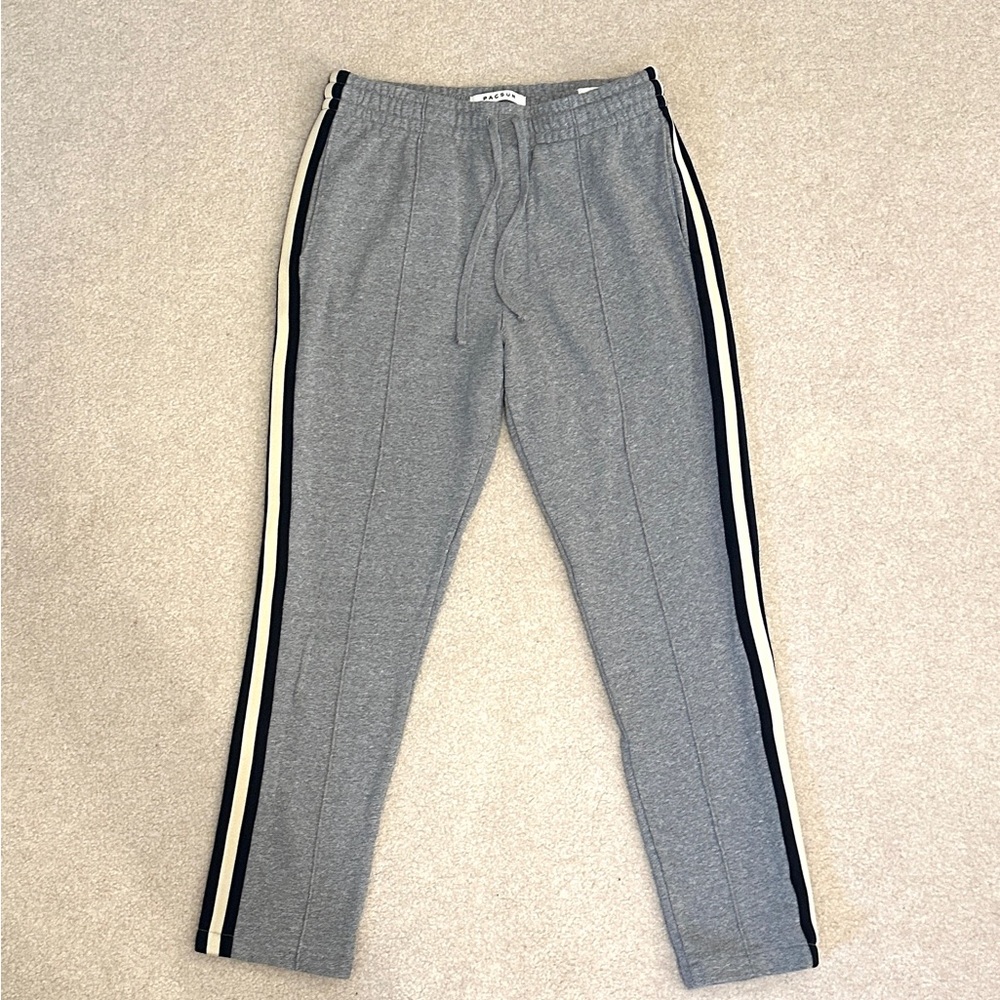 Gray Track Pants